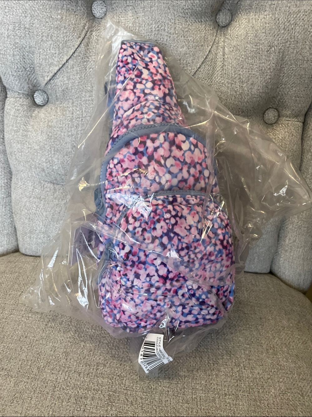 NWT Wildfox Sling Bag - Purple Pink Speckled Crossbody Sling Bag